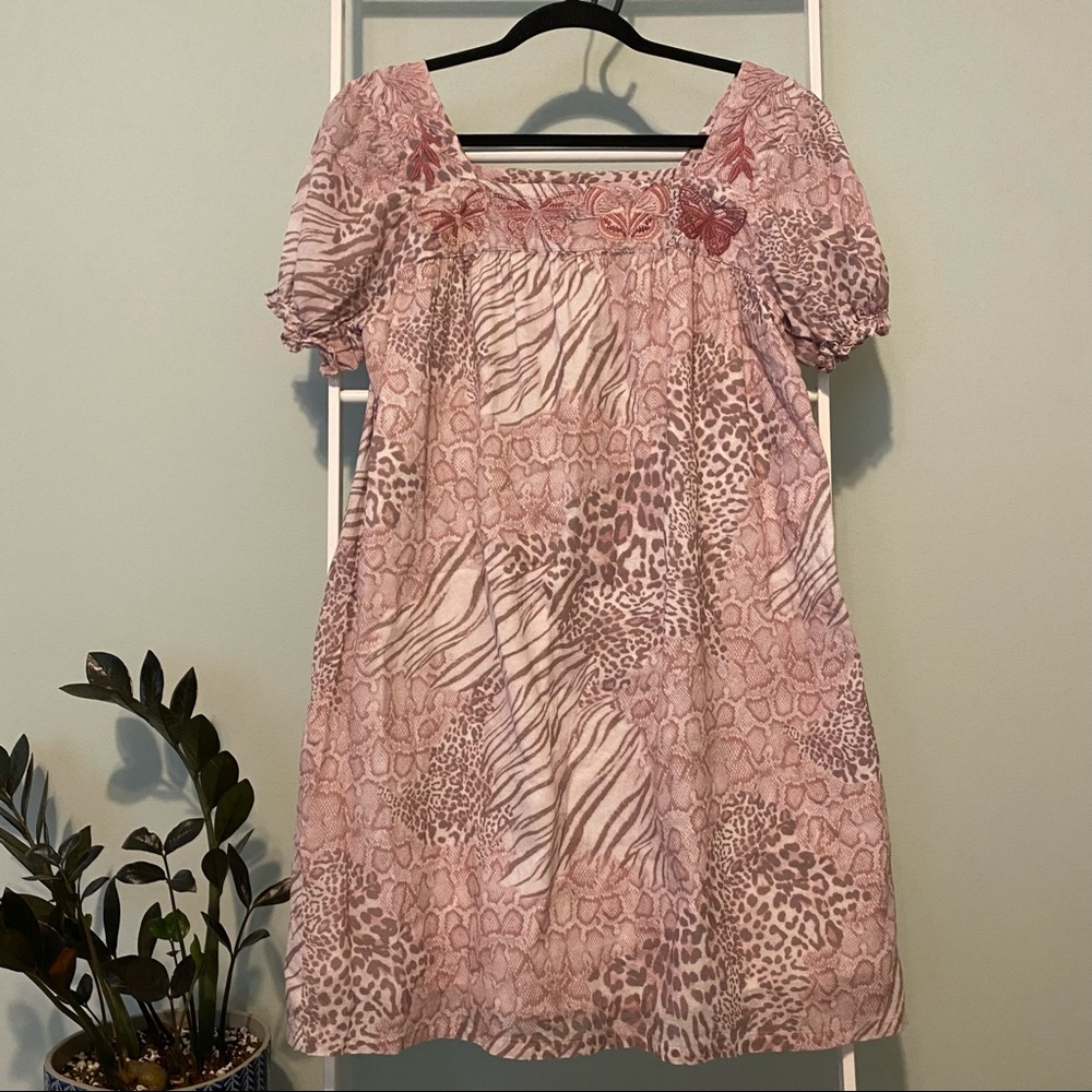 Johnny Was Jayla Puff Sleeve Park Tunic Dress